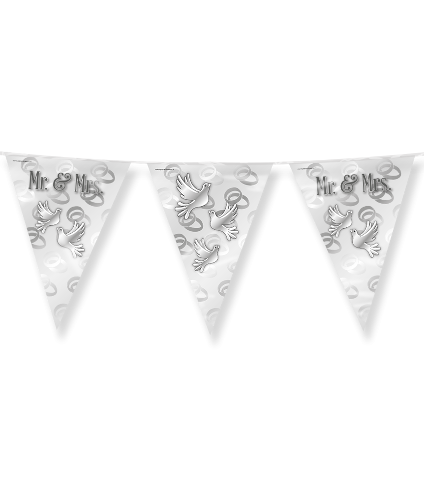 Paper Dreams Guirlande de mariage Monsieur et Madame | 10 mètres