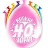Paper Dreams 40th Birthday Party Balloons 30cm | 8 pieces Paper Dreams 40th Birthday Party Balloons 30cm | 8 pieces