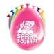 Ballons de 30 cm pour la fête du 50e anniversaire de Sarah | 8 pièces