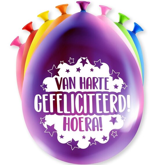 Stel zelf een verjaardag ballonnen tros samen voor een kind