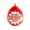 Ballonnen Gefeliciteerd! party 30cm | 8 stuks