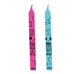 Procos Party LOL Surprise Glitterati Taart Kaarsjes 7,5cm | 12 stuks Procos Party LOL Surprise Glitterati Taart Kaarsjes 7,5cm | 12 stuks
