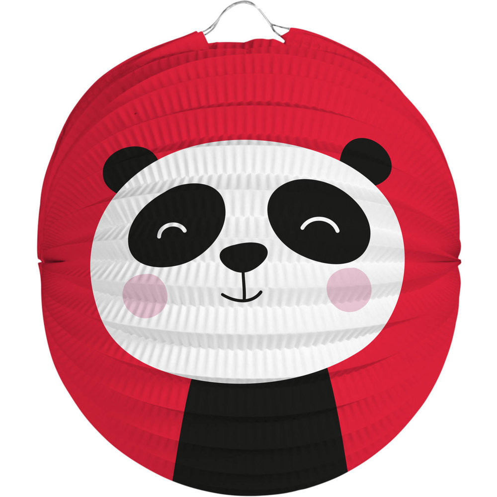Folat Lanterne Panda 22 cm | à l'unité