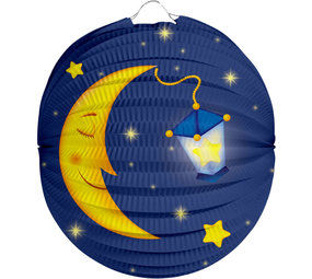 Lanterne sphérique Lune 22 cm | à l'unité