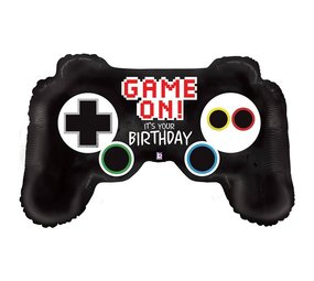 SuperShape helium ballon Game On Controller | 91cm SuperShape helium ballon Game On Controller | 91cm