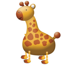 Walking cap giraffe kids - 109 x 89cm