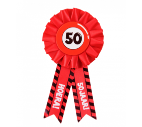 Paper Dreams Rosette 50 Years Traffic Sign | per piece