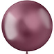 Folat Ballon rose métallisé intense XL 48 cm | 5 pièces