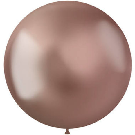 Folat Ballon intens rose goud metallic XL 48cm | 5 stuks Folat Ballon intens rose goud metallic XL 48cm | 5 stuks