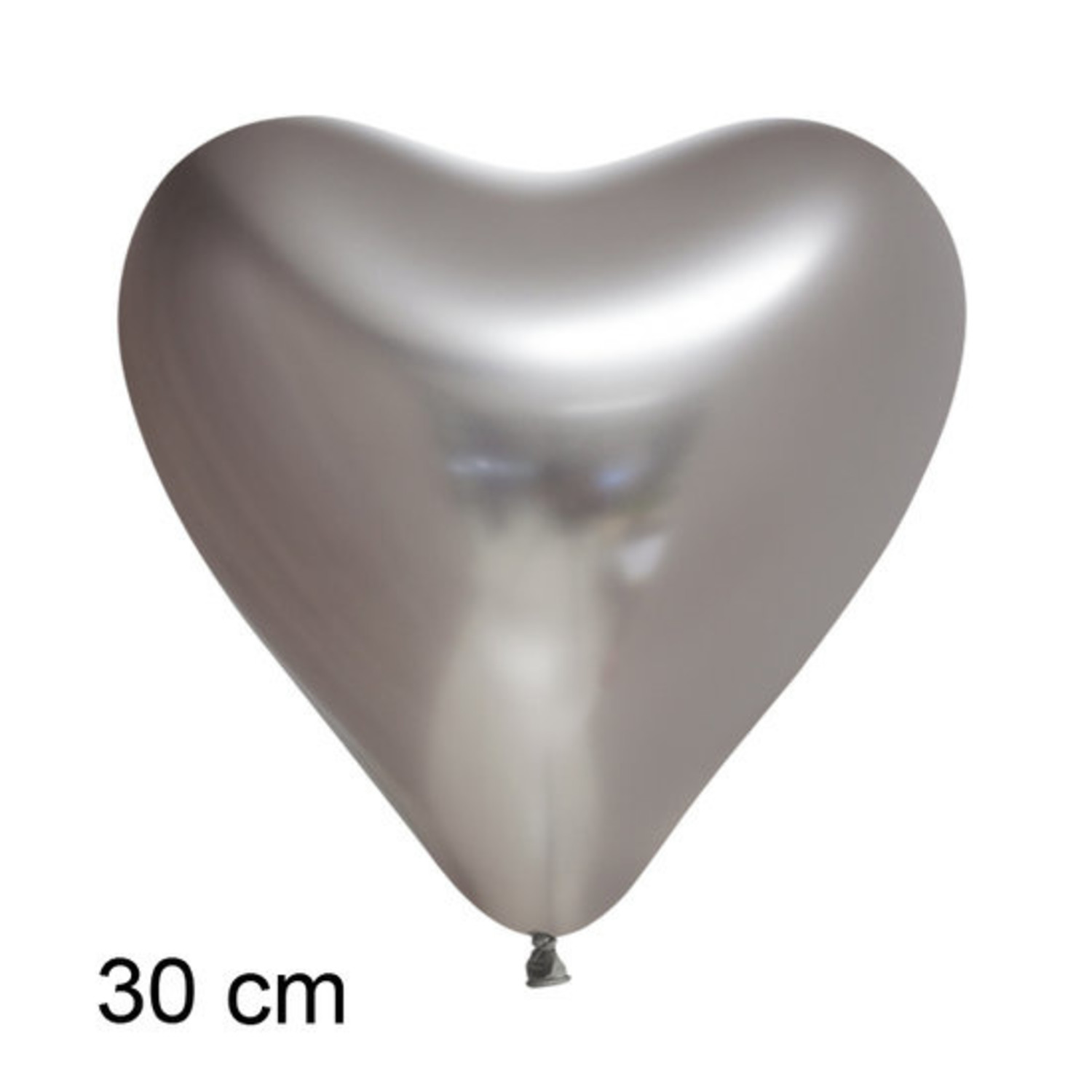 zuur Carrière Formuleren Chroom Zilveren hart Ballonnen 30cm | Versiering | Ballonnen | Tuf-Tuf |  Tuf-Tuf Nederland