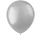 Silberne Metallic-Luftballons, 33 cm | 10 oder 100 Stück