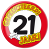 Paper Dreams Panneau de signalisation Button XL 21 ans | à l'unité Paper Dreams Panneau de signalisation Button XL 21 ans | à l'unité