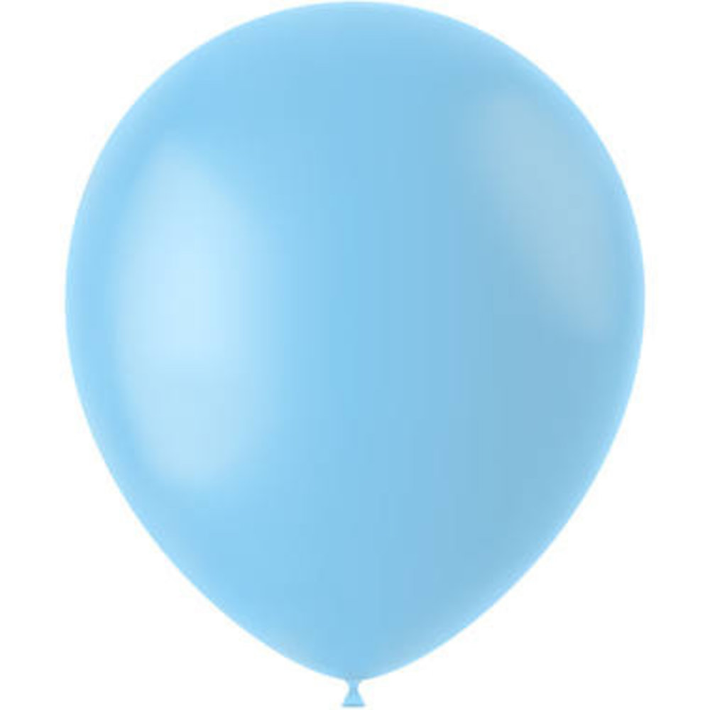 Folat Hellblaue Luftballons, 33 cm | 10 Stück