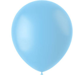 Folat Powder blue balloons 33 cm | 10 pieces