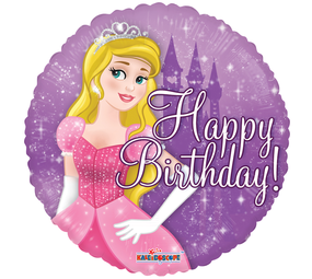 Helium ballon Prinses Happy Birthday | 46cm Helium ballon Prinses Happy Birthday | 46cm