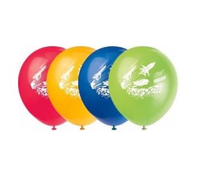 Unique Party Ballonnen Thunderbirds 30cm | 8 stuks Unique Party Ballonnen Thunderbirds 30cm | 8 stuks