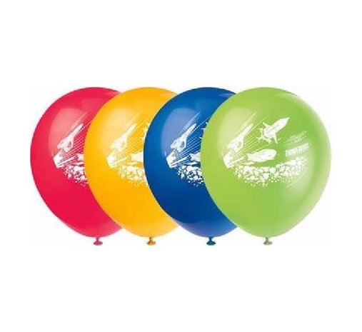 Unique Party Thunderbirds-Luftballons, 30 cm | 8 Stück