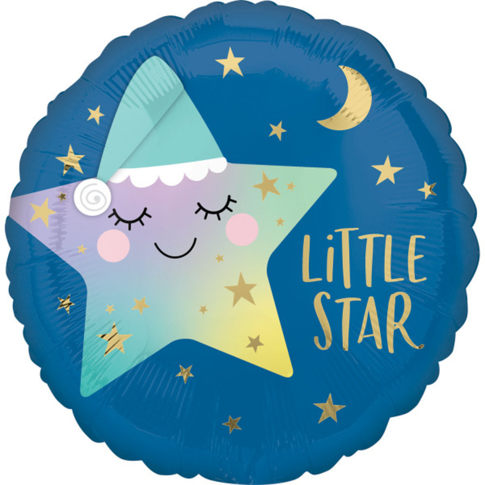 Helium ballon Sleepy Little Star | 43cm Helium ballon Sleepy Little Star | 43cm