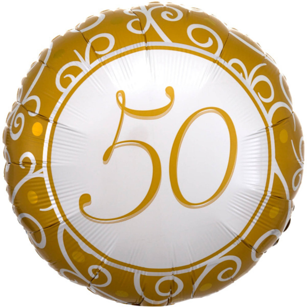 Helium balloon 50 years married | 43cm