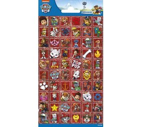WeFiesta Paw Patrol Sticker Sheet Small | 60 stickers