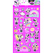 WeFiesta Autocollants Minnie Mouse roses scintillants | par feuille