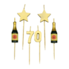 Paper Dreams Partykerzen 70 Jahre | 10 cm