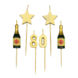 Paper Dreams Party candles 80 years | 10 cm Paper Dreams Party candles 80 years | 10 cm