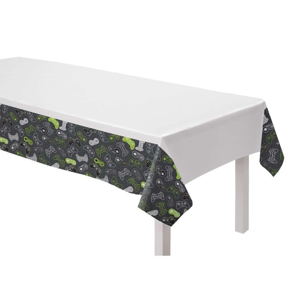 Amscan Tafelkleed Level Up 120x180cm | per stuk Amscan Tafelkleed Level Up 120x180cm | per stuk