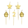 Paper Dreams Party candles 2 years | 10 cm