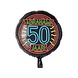 Helium ballon 50 jaar Abraham Neon | 45cm Helium ballon 50 jaar Abraham Neon | 45cm
