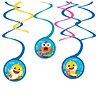 Amscan Baby Shark Spiral-Hängedekoration | 6 Stück Amscan Baby Shark Spiral-Hängedekoration | 6 Stück