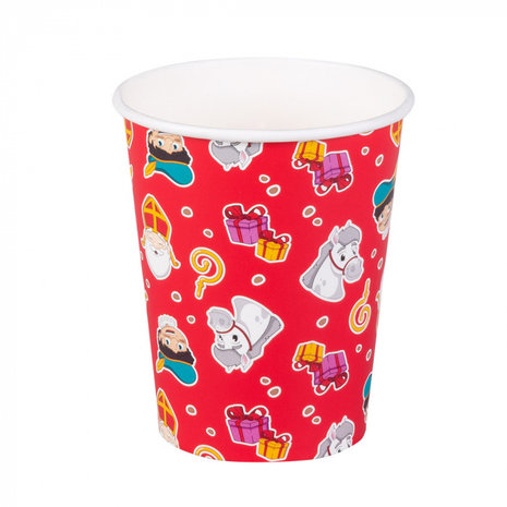 Boland Sinterklaas and Piet Cups 210ml | 10 pieces Boland Sinterklaas and Piet Cups 210ml | 10 pieces