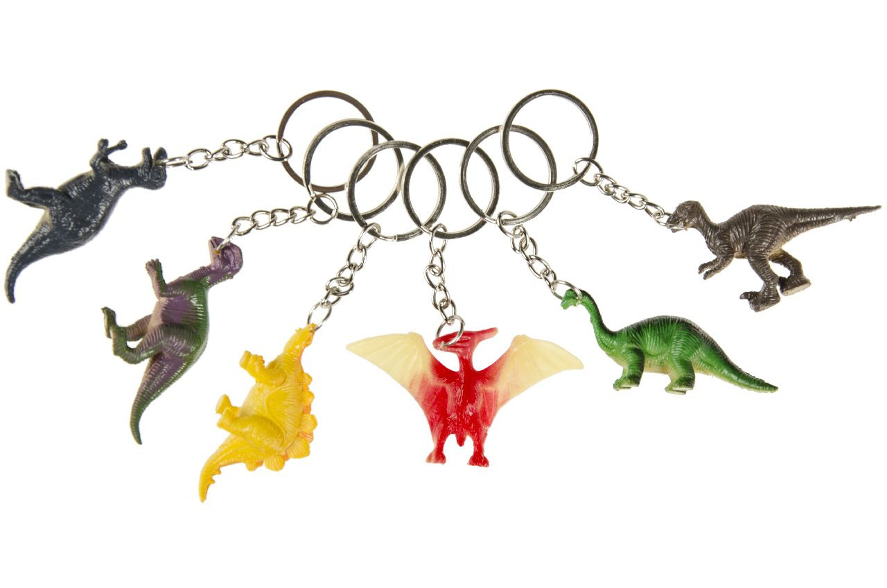 LG Imports Dino sleutelhanger | per 12 stuks LG Imports Dino sleutelhanger | per 12 stuks