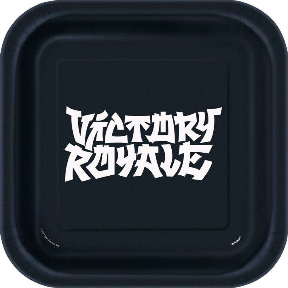 Unique Party Fortnite Signs Victory Royal 23cm | 8 pieces