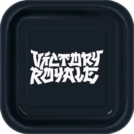 Unique Party Fortnite Signs Victory Royal 23cm | 8 pieces
