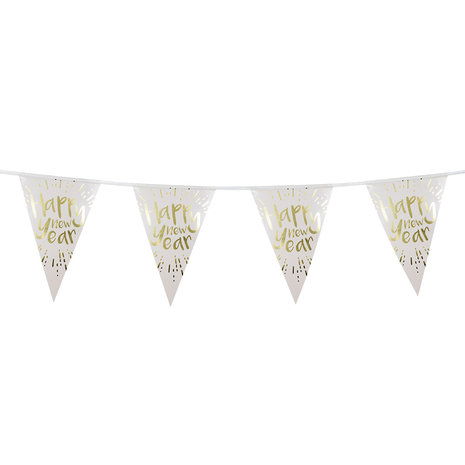 Boland Happy New Year Vlaggenlijn Slinger 4mtr | per stuk