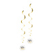 Hangdecoratie swirls Happy New Year 85cm | 2 stuks Hangdecoratie swirls Happy New Year 85cm | 2 stuks