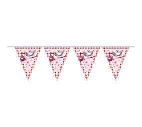 Folat Vlaggenlijn Geboorte Meisje Ooievaar | 10 meter