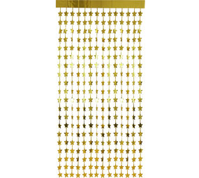 Folat Deurgordijn goud sterren | 200x100cm Folat Deurgordijn goud sterren | 200x100cm