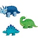 Unique Party Piñata dinosaure Tricératops bleu | 50 x 35 cm