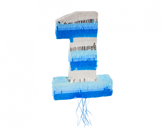 Godan Pinata pull number 1 blue-silver | per piece