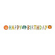 Amscan Get Wild Happy Birthday Buchstabengirlande 180x15cm | pro Stück