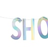 Pioneer Party Letterslinger Baby Shower iridiscent | per stuk Pioneer Party Letterslinger Baby Shower iridiscent | per stuk