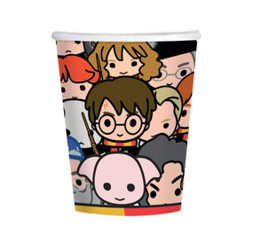 Amscan Harry-Potter-Tassen mit Cartoon-Motiv, 250 ml | 8 Stück
