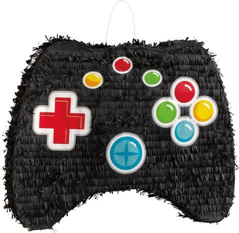 Unique Party Piñata en forme de manette de jeu | 50 x 40 cm