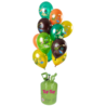 Tuf-Tuf Bouteille d'hélium avec 24 ballons dinosaures et ruban | par lot