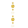 Paper Dreams Hangdecoratie Congrats wit/goud 120cm | per stuk
