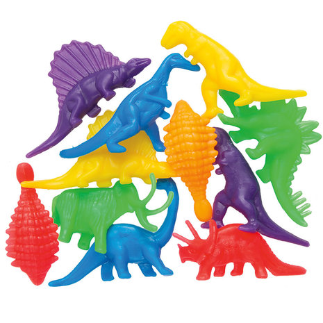 Unique Party Dinosaurier-Gastgeschenke, 7 cm | 12 Stück