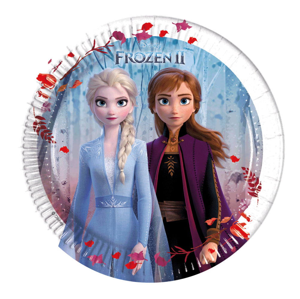 Procos Party Frozen 2 Borden 20cm | 8 stuks Procos Party Frozen 2 Borden 20cm | 8 stuks