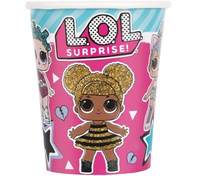 Unique Party LOL Surprise Cups 266ml | 8 pieces
